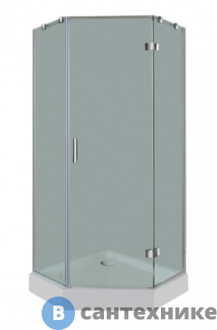 картинка Душевая шторка ELEGANSA TRAPEZ GREY 331 800x800