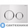 картинка Смывная клавиша Geberit SIGMA21 115.884.SI.1 двойной смыв (белый, глянцевый хром)