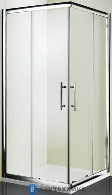 Душевой уголок RGW HO-31 80*80*195 квадрат/хром/прозрачное/8 мм (03063188-11) без поддона