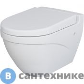 Унитаз подвесной Ambassador Nord 133T20101 (535*385*360) белый матовый, без сиденья