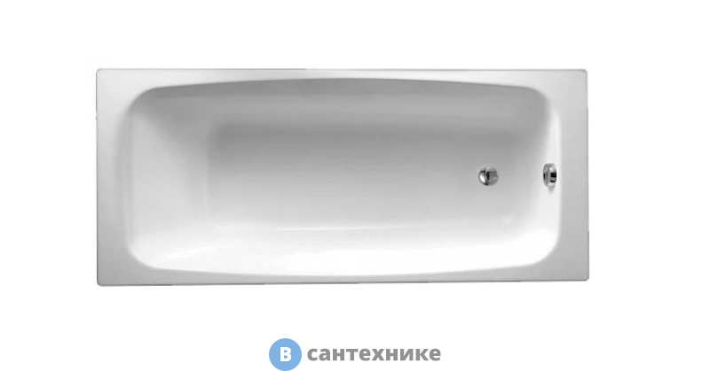 Чугунная ванна Jacob Delafon DIAPASON E2937-S-00 (170x75) без отв, под ручки, без антиск. покрытия, без ножек и сифона