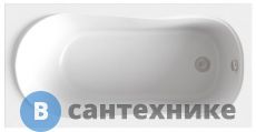 Ванна акриловая AZARIO Тенза 150*75 (ТНВ0001), без каркаса и сифона
