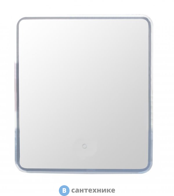 Зеркало-шкаф Style line Каре 70*80 левое с подсветкой, сенсор на зеркале (2000949237244)
