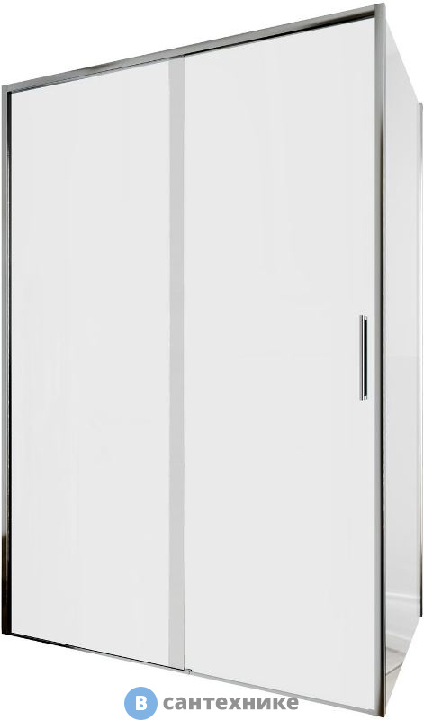 Душевой уголок Aquanet Pleasure Evo 120x80 AE65-120x80-CT без поддона, профиль хром, прозрачное стекло (324119)