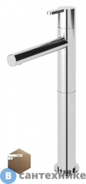 картинка Смеситель Cezares LEAF-LC1-SS для раковины однорычажный, с донным клапаном, sunset