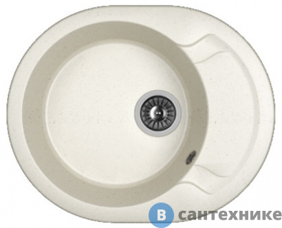 картинка Кухонная мойка Dr. Gans Берта 580, белый CMc (25.040.B0580.401)