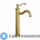 картинка Смеситель Paini Duomo 88PJ205LL для раковины, без донного клапана, высокий, матовое золото PVD