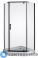 картинка Душевой уголок Parly ZPE911B (90*90*195) пентагональное, прозрачное стекло без рисунка, низ. поддон