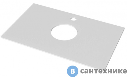 картинка Столешница Taliente TA-MB-ST100-blanco лакобель 100 белое стекло на подложке МДФ 10 мм