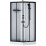 Душевая кабина АМ.РМ X-Joy W94C-403-090BT Square 90x90, профиль мат. чёрный, стекло прозрачное