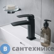 Смеситель Grossman Mercury 510.K35.10.210 для раковины, черный матовый (510.K35.10.210)