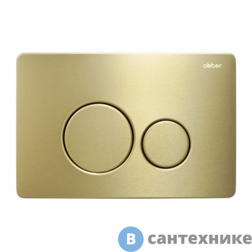 картинка Кнопка смыва ABBER AC0121MMG золото матовое