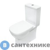 Унитаз-компакт SANITA LUXE Quadro SLDM н/п под кн/арм (+2-ур.арм GEBERIT,дюр сид.soft,clip up)