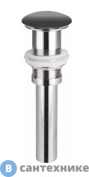 картинка Донный клапан Ceramica Nova CN2000MDH с керамической накладкой; темный антрацит матовый