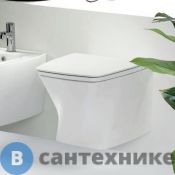 Унитаз подвесной AZZURRA Hera безободковый 57х38х36,5 см, с крепежом, белый (HEVKSPE00000BI)