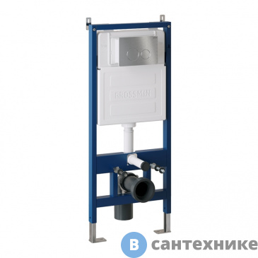 картинка Комплект 2 в 1: инсталляция Grossman 900.K31.01.000+клавиша смыва Style 700.K31.05.12M.12M хром сати