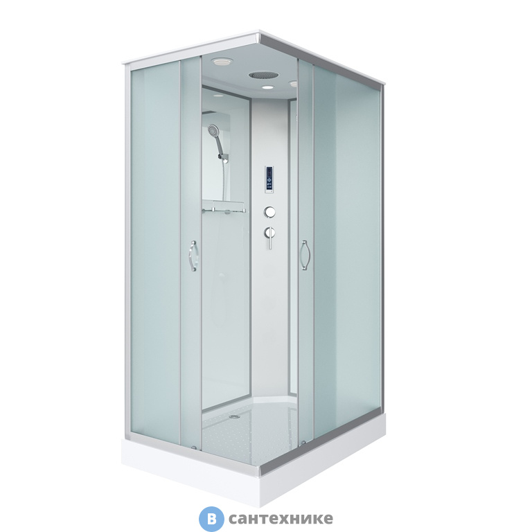 Душевая кабина Niagara NG-43295-14QP (1200х900х2150) низкий поддон, стекло матовое