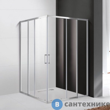 картинка Душевой уголок Cezares MOLVENO-A-22-90+30-C-Cr-IV без поддона