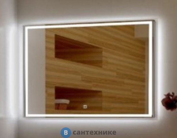 Зеркало с подсветкой Art & MAX Monza 900x800 AM-Mon-900-800-DS-F