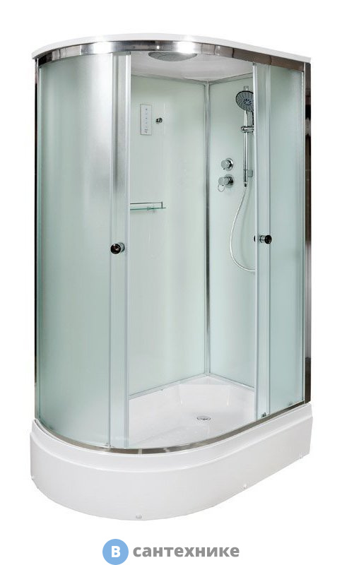 Душевая кабина Deto D272S+ эл. R (120х80х220 см)