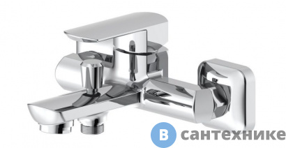 картинка Смеситель Aquanet AF120-20С Cinetic, для ванны, хром (216753)