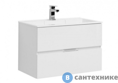 картинка Тумба под раковину Aquanet Алвита 80 цв.белый (235339)