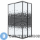 картинка Душевое ограждение Niagara Eco NG-1018-14Q BLACK (100х80х190) прямоугольник, раздвижное, черный, стекло мозаика 