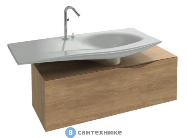 Тумба под раковину Jacob Delafon STILLNESS EB2001-P6 натуральный дуб (121x45х40)