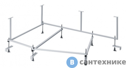 картинка Монтажный комплект Santek 1.WH11.2.431 МАЙОРКА 150х90 для левосторонней и правосторонней ассим. ванн (1.WH11.2.431)