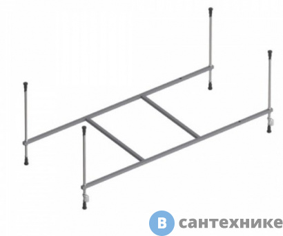 картинка Каркас AM.PM W88A-150-070W-R X-Joy, в комплекте с монтажным набором 150х70 см