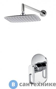 картинка Встраиваемый комплект WasserKRAFT A12831 для душа с верхней душевой насадкой