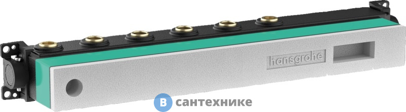 Скрытая часть Hansgrohe 15312180 RainSelect с 4 кнопками