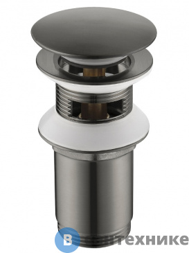 картинка Донный клапан Timo 8011/18 чёрное золото с переливом