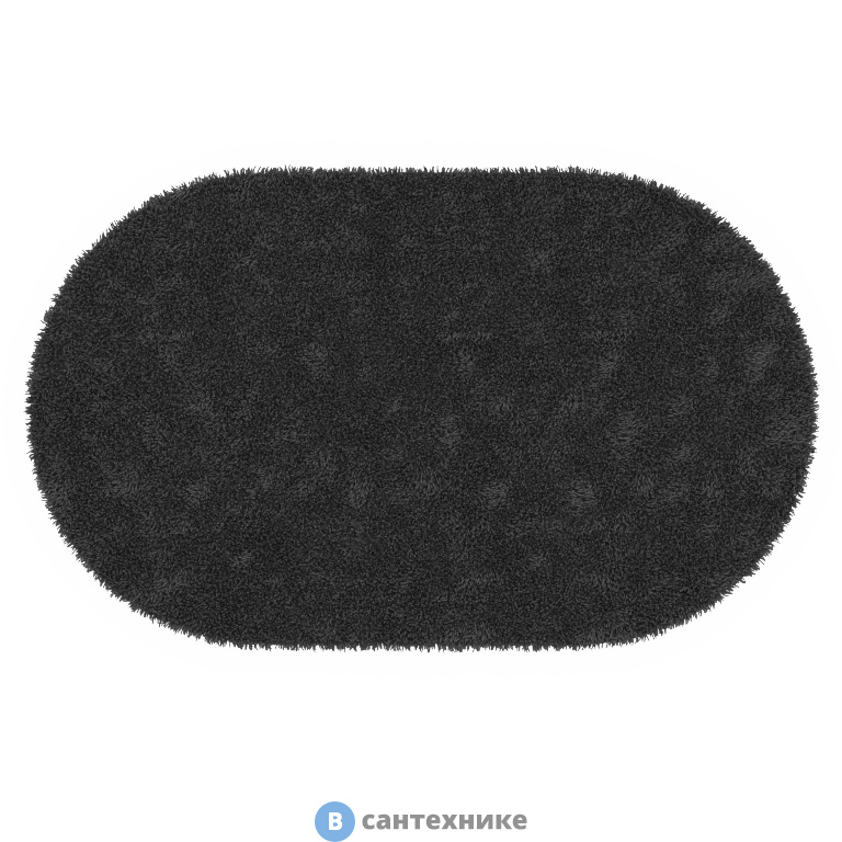 Коврик WasserKRAFT Dill BM-3941 Caviar для ванной комнаты