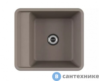 картинка Кухонная мойка Акватон БЕЛЛИС 57 /57х51/ (серый шелк) (1A724932BS250)