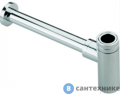 картинка Сифон CISAL 1"1/4 для раковины, хром (ZA00404221)