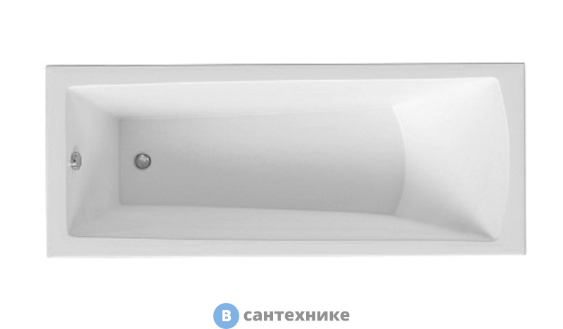 Ванна акриловая AZARIO ENRICA 150*70 см прямоугольная (AV.0030150), без каркаса и сифона