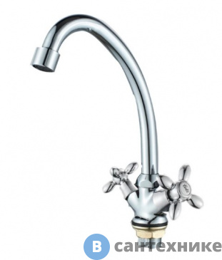 картинка Смеситель Maxonor MN4927 для кухни хром