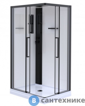 картинка Душевая кабина ESBANO ESM-108 CKR левый