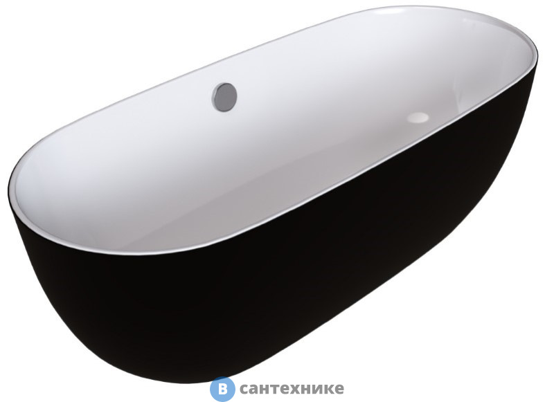 Ванна Grossman GR-2501 M Black (80x170x58) отдельностоящая