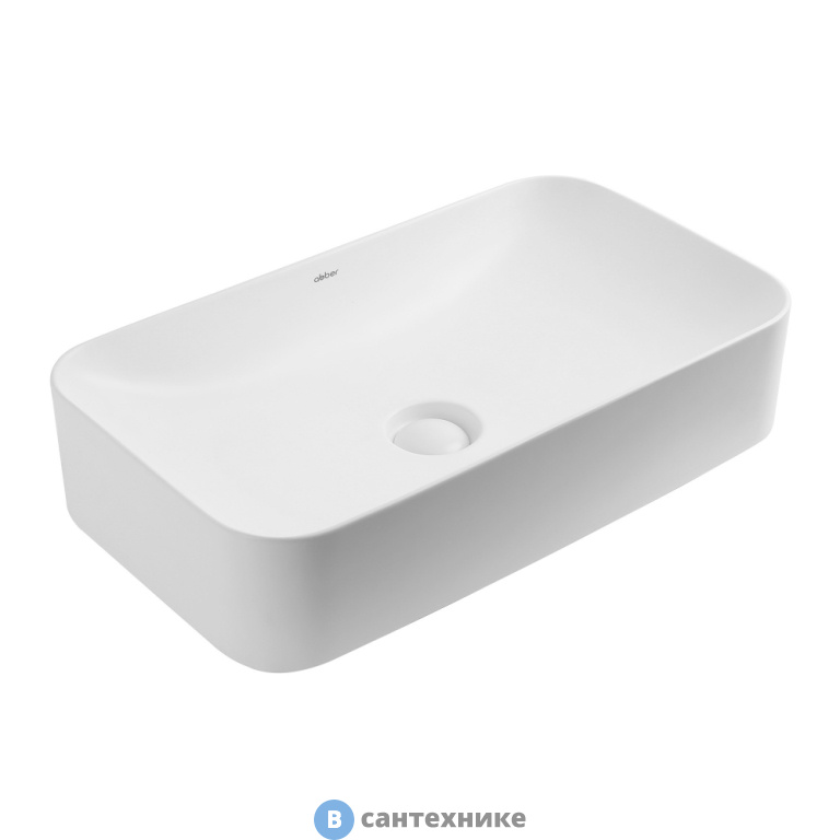Раковина ABBER Rechteck AC2204MW белая матовая
