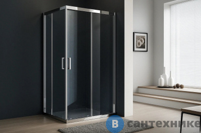 картинка Душевой уголок Royal Bath RB HPD-T-CH 110x80x185 (прозрачное) (RB8110HPD-T-CH)