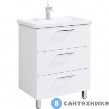картинка Тумба под раковину Aqwella MANCHESTER 71 MAN01073 (напольная, белый)