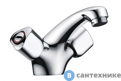 картинка Смеситель WasserKRAFT Amper 2903  для раковины латунь, хромоникелевое покрытие