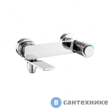 картинка Смеситель Orange PUSH M01-100cr для ванны/душа с кнопочным управлением