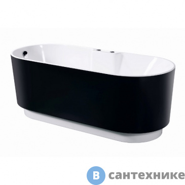 картинка Акриловая ванна ORANS BT-NL601- FTSH Black / with air massage (1750x750x650)