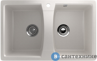 картинка Кухонная мойка Ulgran U-402-331 белый 770х495