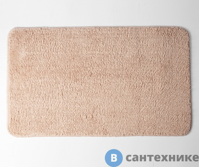 картинка Коврик WasserKRAFT Vils BM-1031 Rugby Tan для ванной комнаты 75х45 см микрофибра