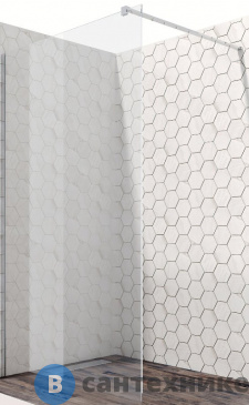 картинка Душевая перегородка Ambassador Waik-in 15031101 (900x2000)