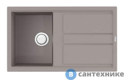 картинка Кухонная мойка OMOIKIRI Kitagawa 86-GR grey (4993807)